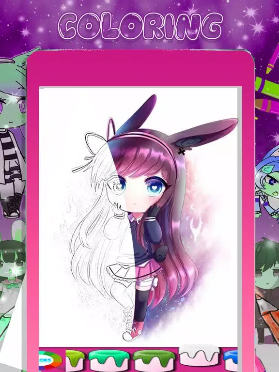 Gacha Life Coloring Maker iPad  Ekran Görüntüleri